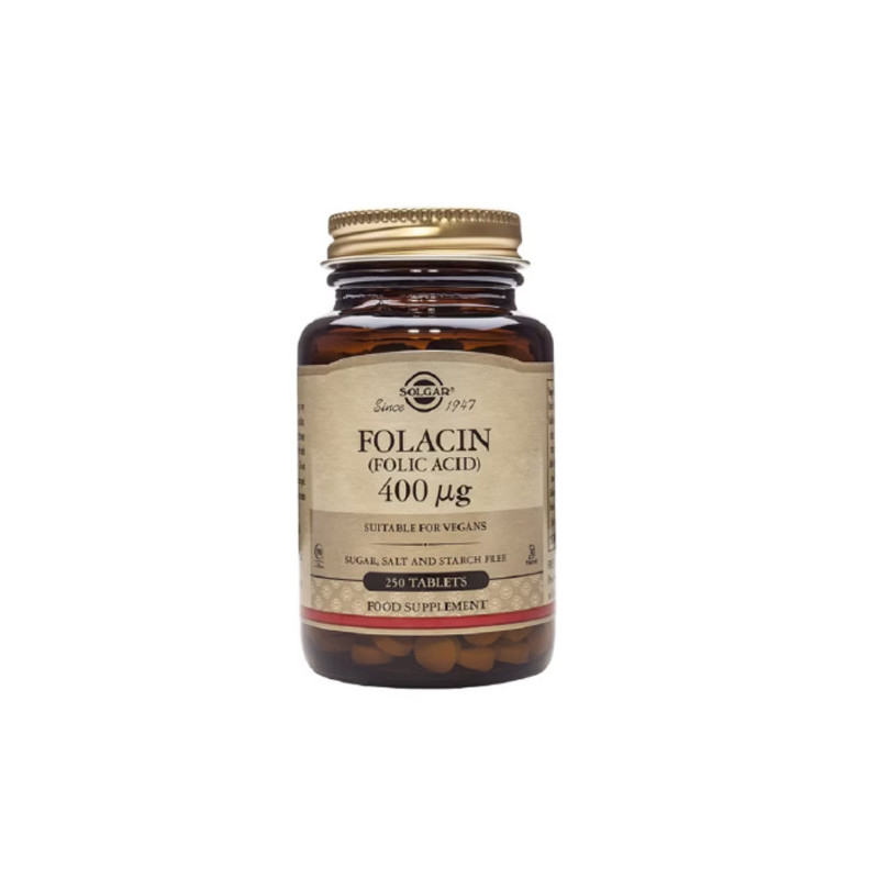 Solgar Folacin Acido Folico 400mcg 250Comp