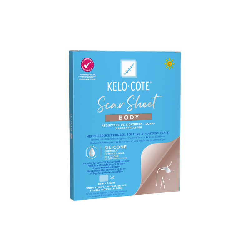 Kelo-Cote Aposito Corporal Cicatrices 5cmx7,5cm