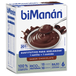 Bimanan Natillas Chocolate 6Uds
