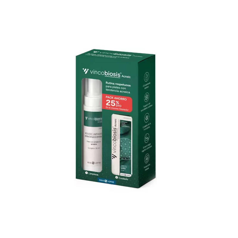 Vincobiosis Acneic Limpiador 150ml + Cremigel Facial 50ml