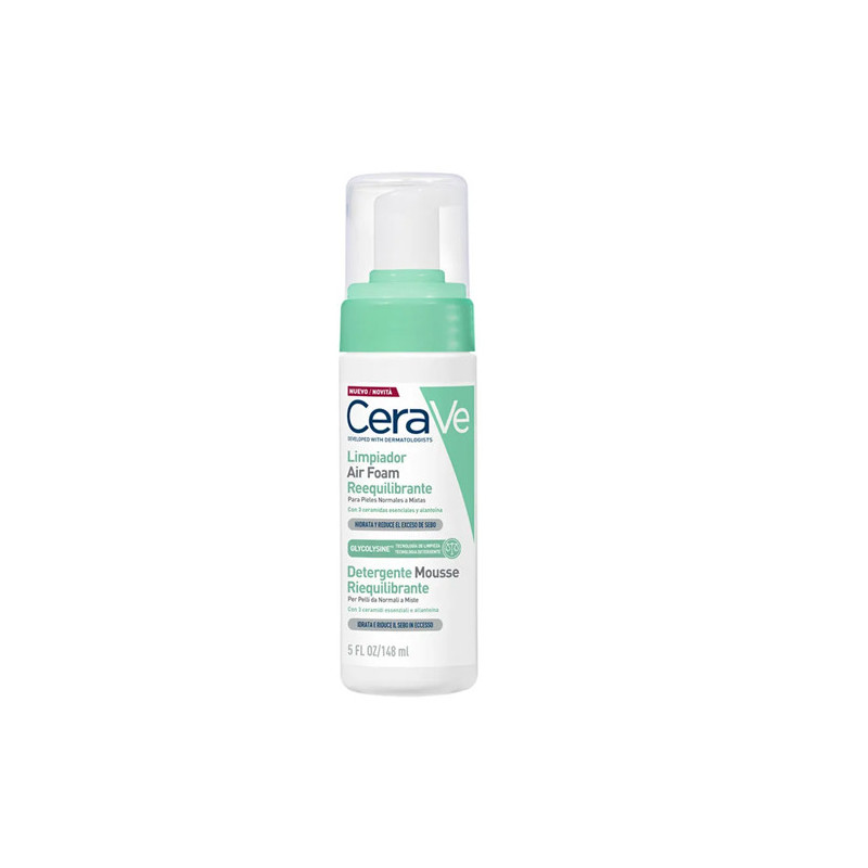 Cerave Limpiador Air Foam Reequilibrante 148ml
