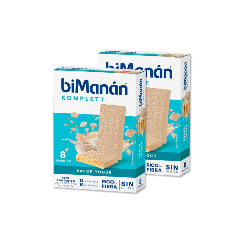 Bimanan komplett Barritas Sabor Yogur Duplo 2x8Uds