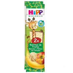 Hipp Barritas Frutas Manzana Platano y Cereales Duplo 2x23gr