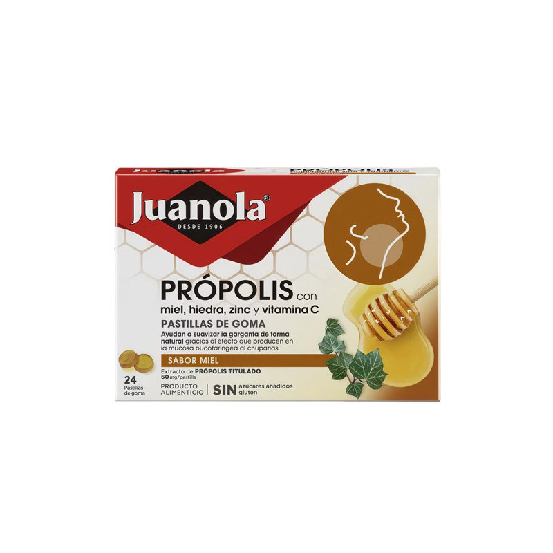 Juanola Propolis Pastillas Blandas Sabor Miel 24Uds