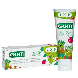 Gum Kids Gel Dentifrico Anticaries Sabor Fresa 50ml