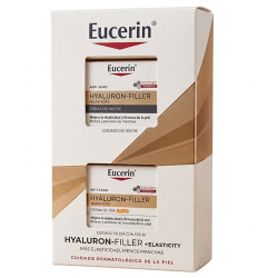 Eucerin Hyaluron-Filler Elasticity Dia Spf30 50ml + Noche 50ml