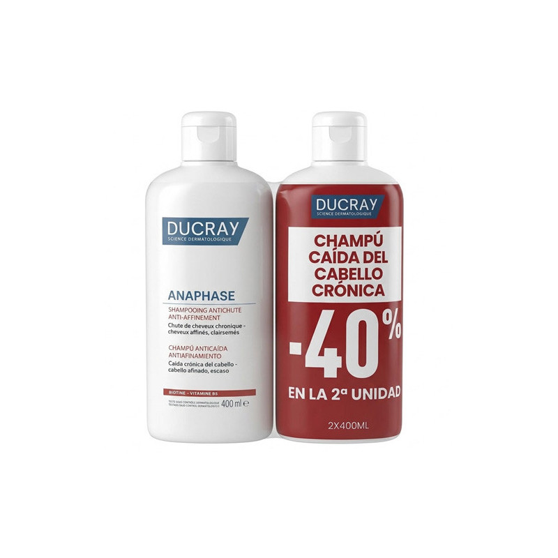 Ducray Anaphase Champu Anticaida Cronica Duplo 2x400ml