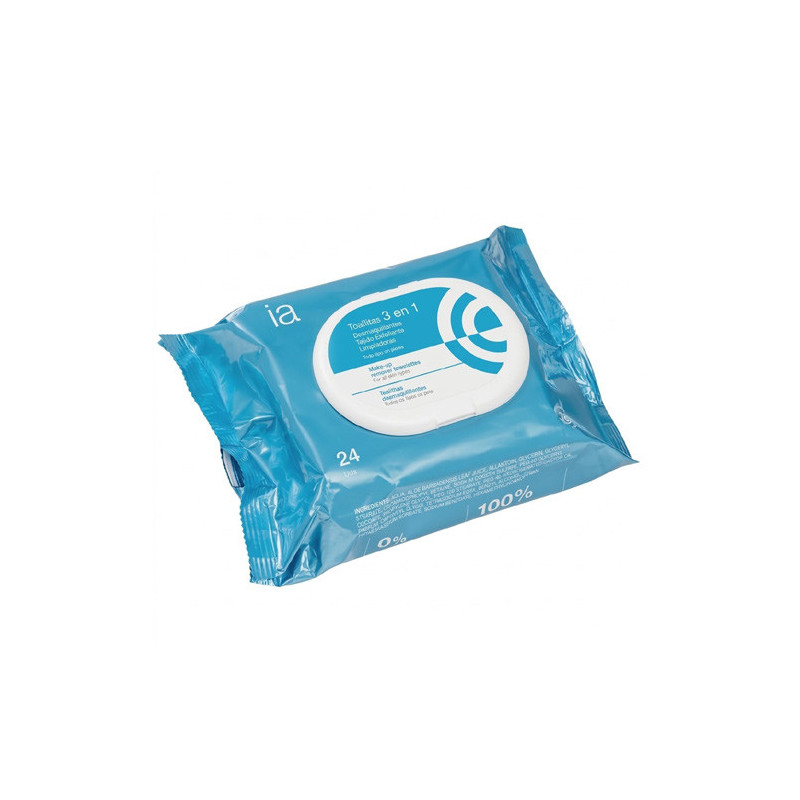 Interapothek Toallitas Desmaquillantes 3 en 1 24uds