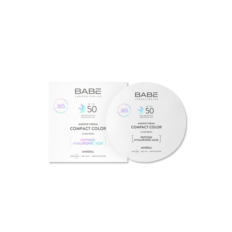 Babe Fotoprotector Compacto Crema Color Spf50 10gr