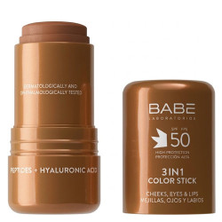 Babe Stick Mineral Color 3en1 Spf50 Tono 3 4gr