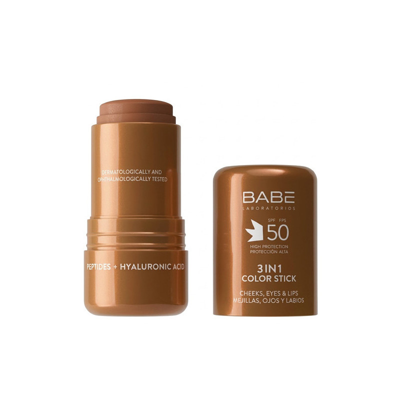 Babe Stick Mineral Color 3en1 Spf50 Tono 3 4gr