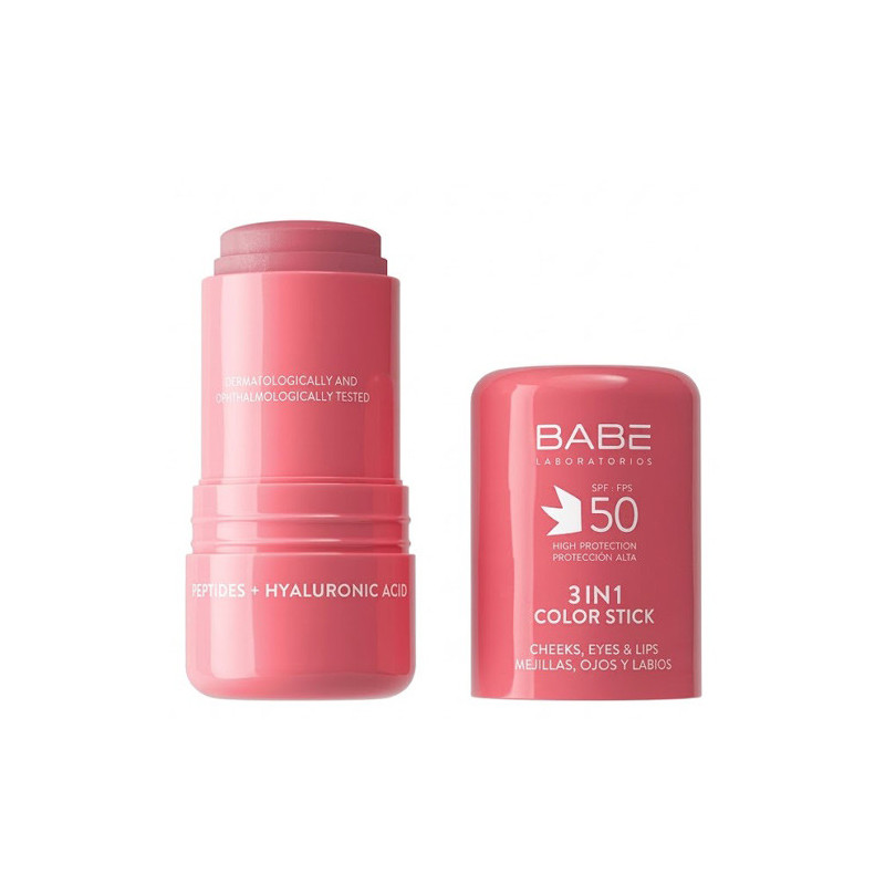 Babe Stick Mineral Color 3en1 Spf50 Tono 1 4gr