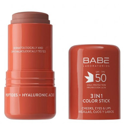 Babe Stick Mineral Color 3en1 Spf50 Tono 2 4gr