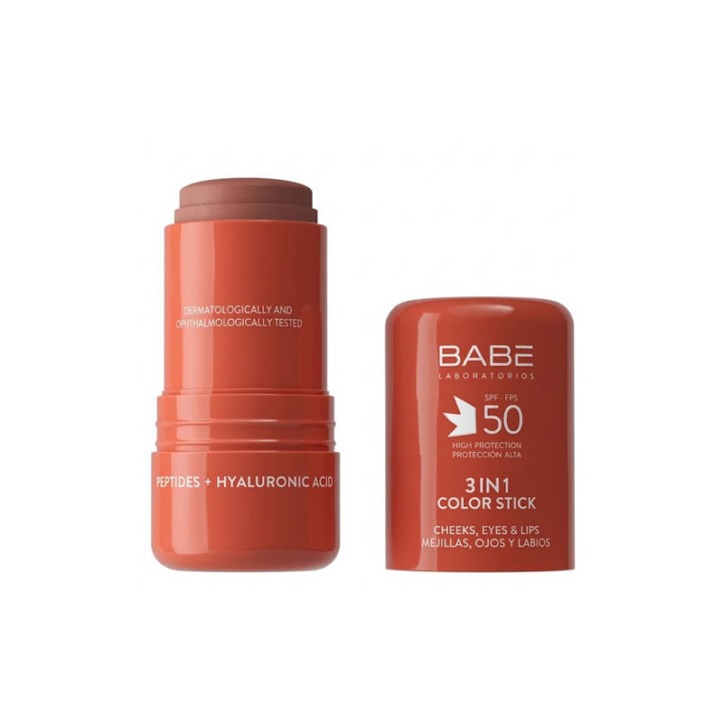 Babe Stick Mineral Color 3en1 Spf50 Tono 2 4gr