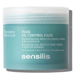 Sensilis Pure Oil Control Pads Piel Grasa Micropeeling 60Uds