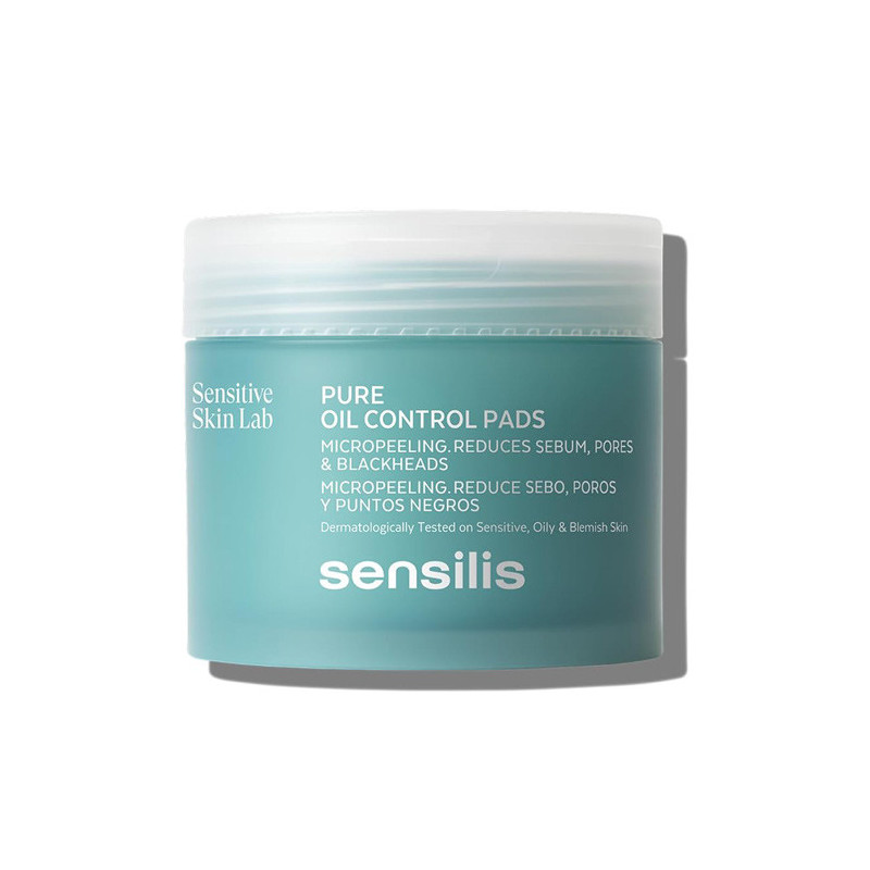 Sensilis Pure Oil Control Pads Piel Grasa Micropeeling 60Uds