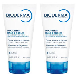 Bioderma Atoderm Crema Reparadora de Manos Duo 2x50ml
