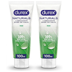 Durex Naturals Lubricante H2O Original Duplo 2x100ml