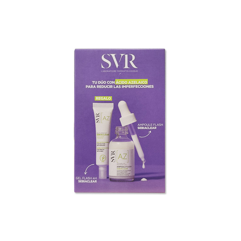SVR Sebiaclear Ampoule Flash Concentrado 30ml + Gel Flash 15ml