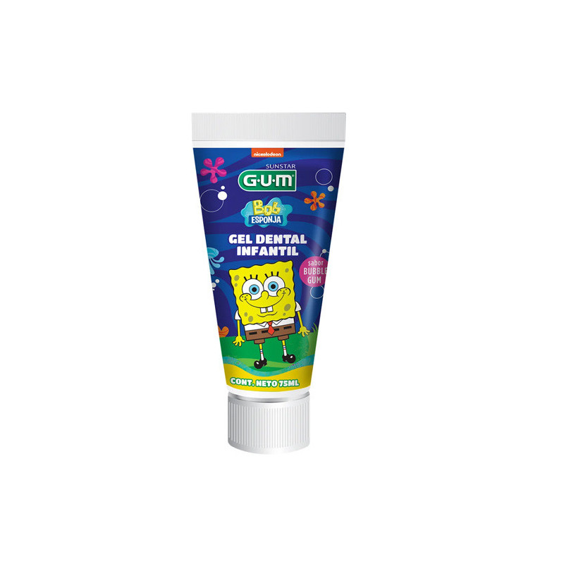 Gum Gel Dental Infantil Bob Esponja Sabor Chicle 75ml