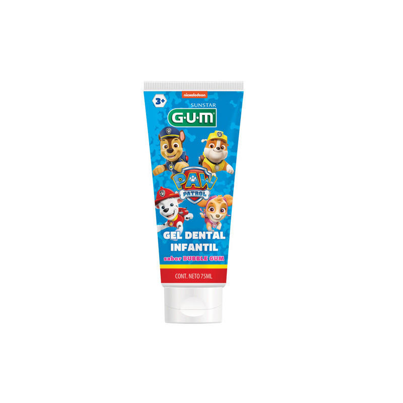 Gum Gel Dental Infantil Patrulla Canina Sabor Chicle 75ml