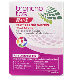 Bronchotos 8en1 Pastillas Multiaccion Tos 20Uds