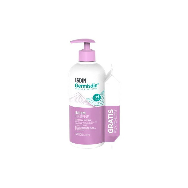 Germisdin Intim Gel Higiene Intima 500ml+ Toallitas 10Uds