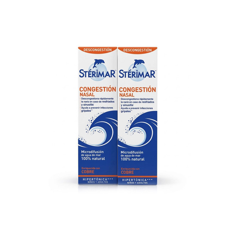 Sterimar Congestion Nasal Solucion Hipertonica Duplo 2x100ml - Farmacia en Casa Online