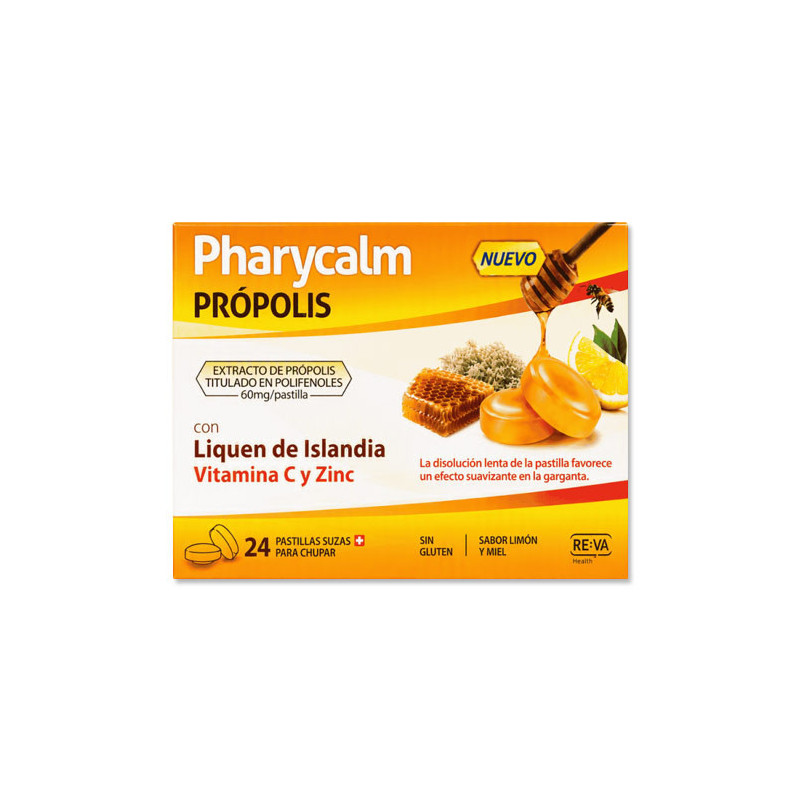 Pharycalm Propolis Pastillas para Chupar 24Uds