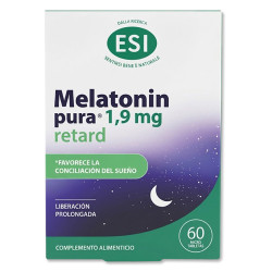 ESI Melatonin Pura 1,9mg Retard Liberacion Prolongada 60Comp