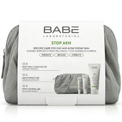 Babe Stop AKN Gel Limpiador 200ml+Fluido 50ml +Stop Control 10ml