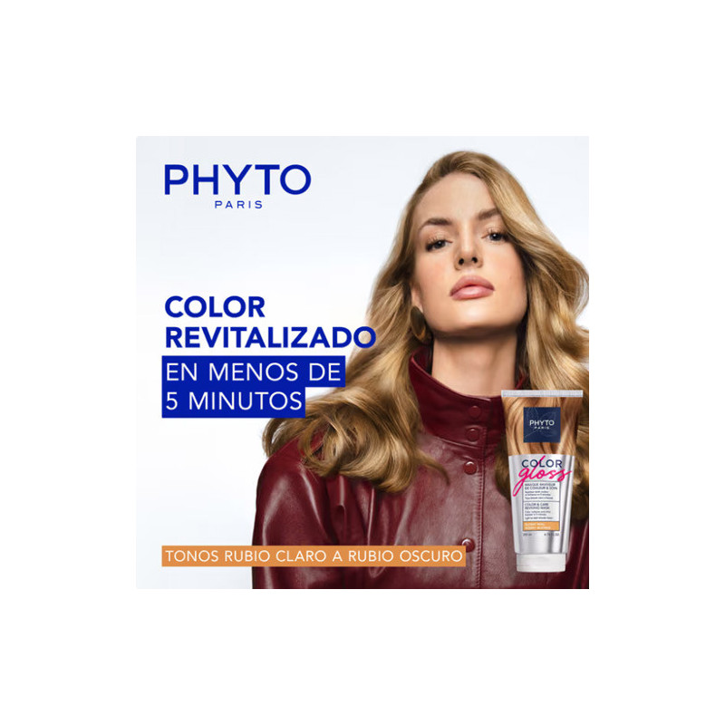 Phyto Color Gloss Mascarilla Reavivadora Color Rubio Miel 200ml - Farmacia en Casa Online