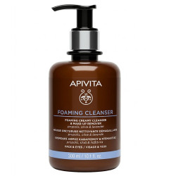 Apivita Cleansing Crema-Espuma Limpiadora Cara y Ojos 300ml