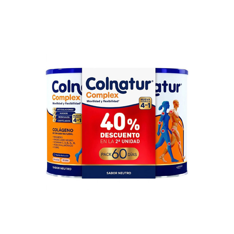 Colnatur Complex Colageno Sabor Muy Neutro Duplo 2x330gr