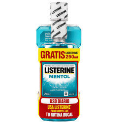 Listerine Mentol Enjuague Bucal Diario 500ml + 250ml