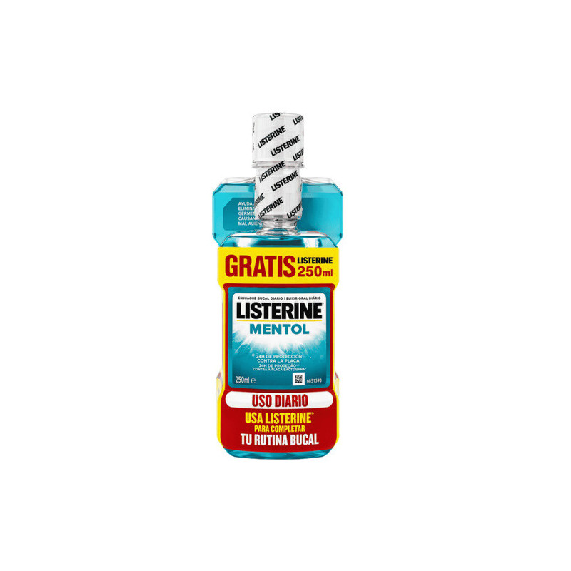 Listerine Mentol Enjuague Bucal Diario 500ml + 250ml