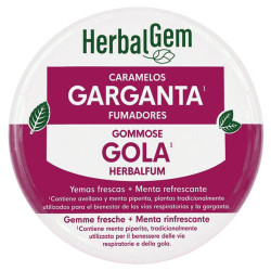 Herbalgem Caramelos Garganta Fumadores 45gr - Farmacia en Casa Online
