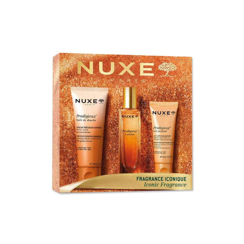 Nuxe Prodigieux Le Parfum 30ml + Aceite Ducha 100ml + Leche 30ml