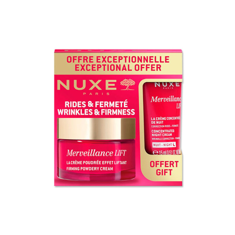 Nuxe Merveillance LIFT Crema en Polvo Lifting 50ml +Cr Noche 15ml - Farmacia en Casa Online