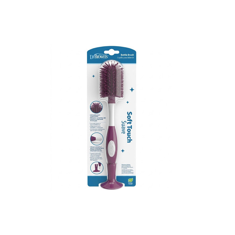 Dr Browns Cepillo de Limpieza Biberon Silicona Morado - Farmacia en Casa Online