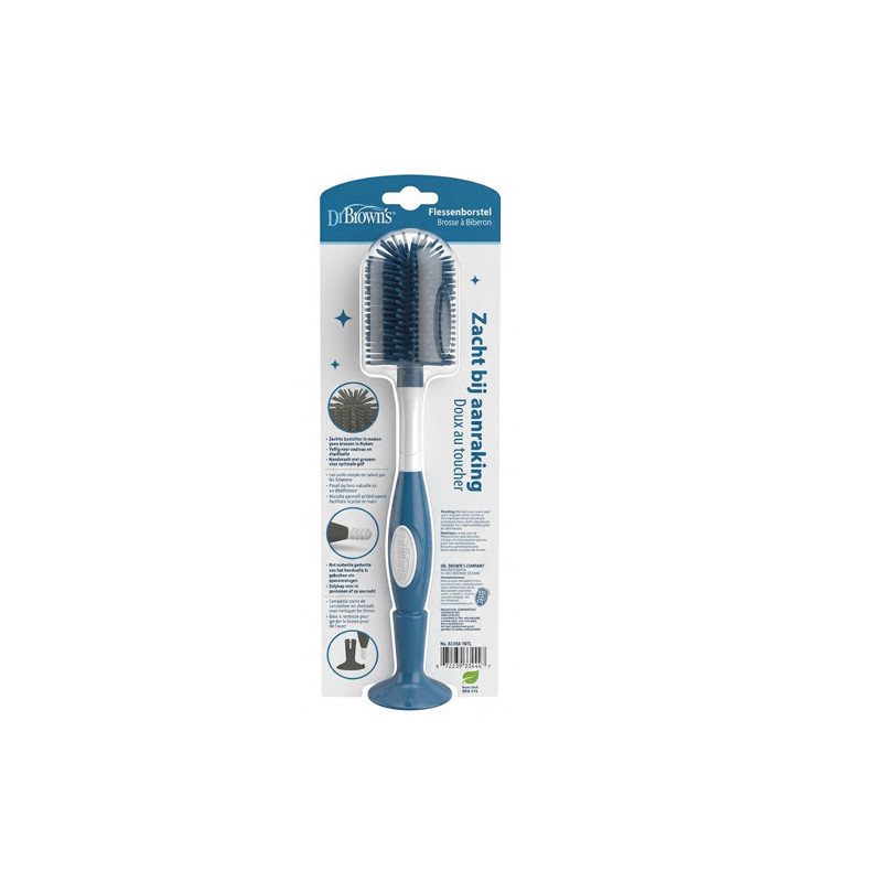 Dr Browns Cepillo de Limpieza Biberon Silicona Azul