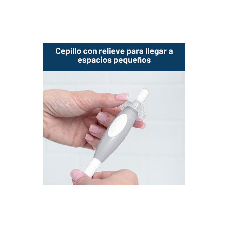 Dr Browns Cepillo de Limpieza Biberon Silicona Azul - Farmacia en Casa Online