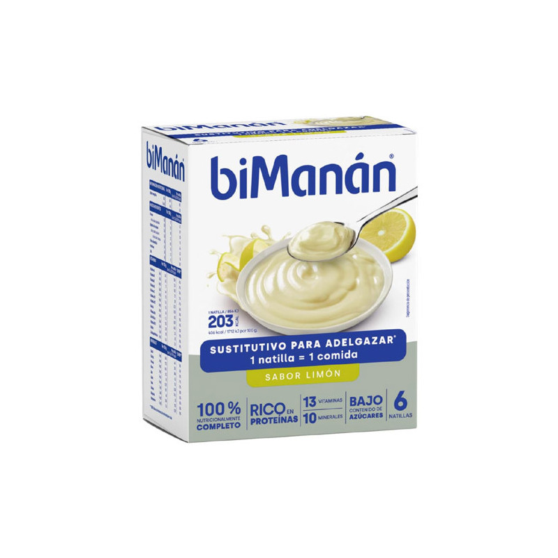 Bimanan Beslim Natillas Limon 6Uds