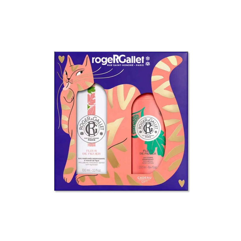 Roger Gallet Fleur de Figuier Agua Perfumada 100ml + Leche 250ml