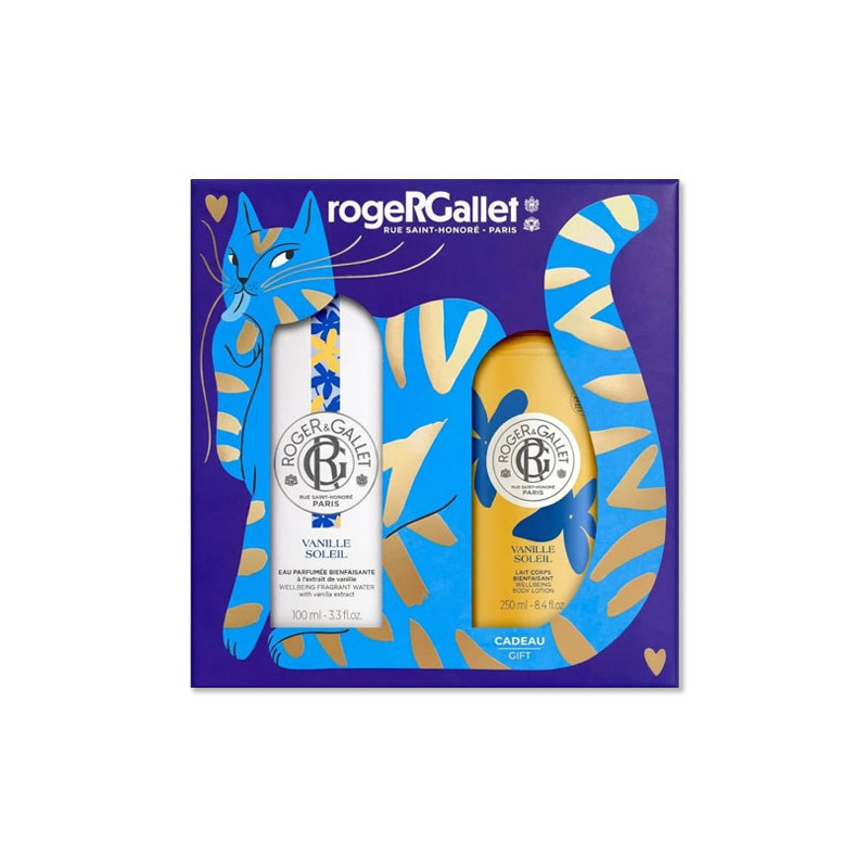Roger Gallet vanille Soleil Agua Perfumada 100ml + Leche 250ml