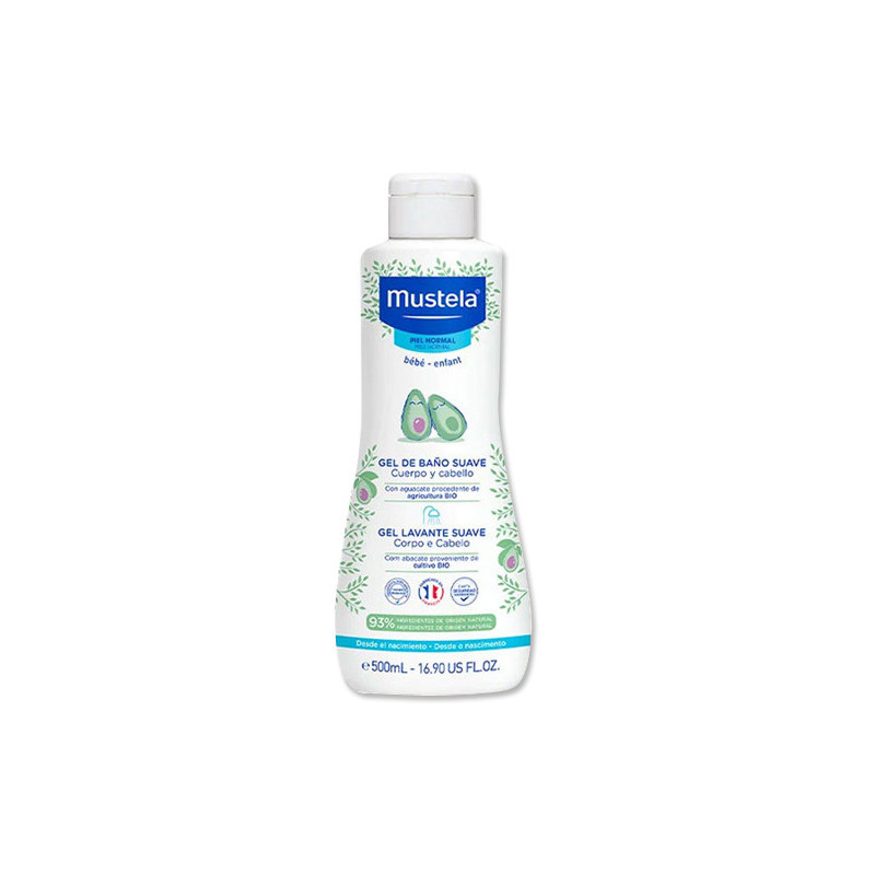 Mustela Gel Suave Cuerpo y Cabello 500ml