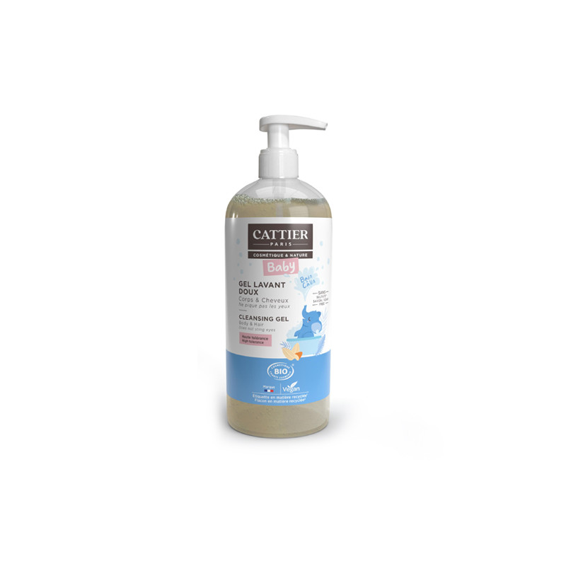 Cattier Bebe Gel de Baño Almendra Dulce-Calendula 500ml
