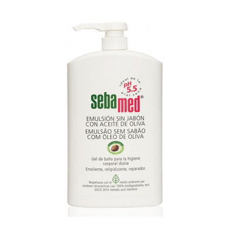Sebamed Emulsión sin jabón con aceite de oliva 1000 ml