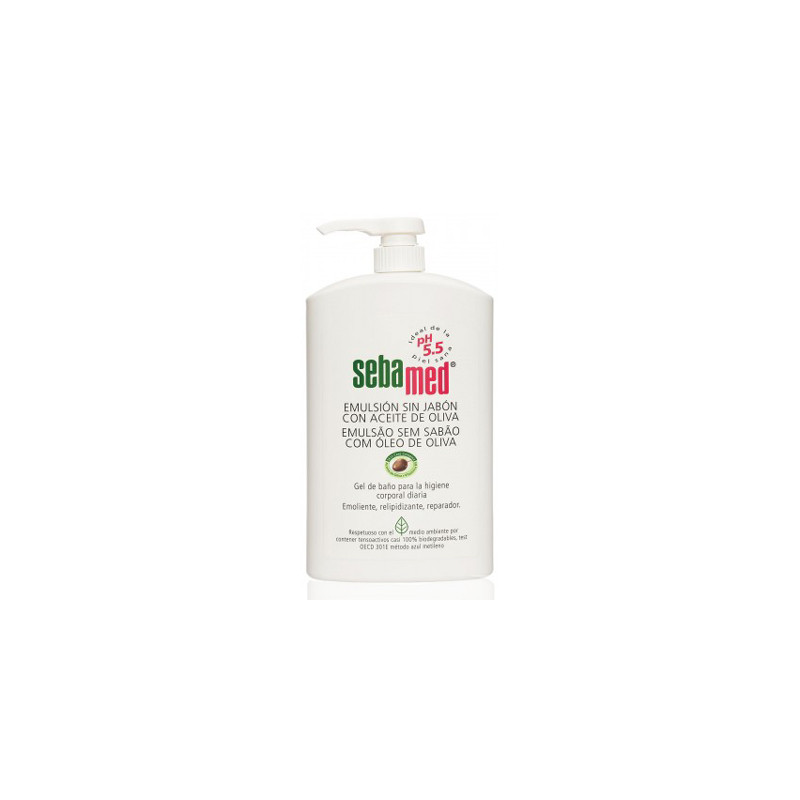 Sebamed Emulsión sin jabón con aceite de oliva 200 ml