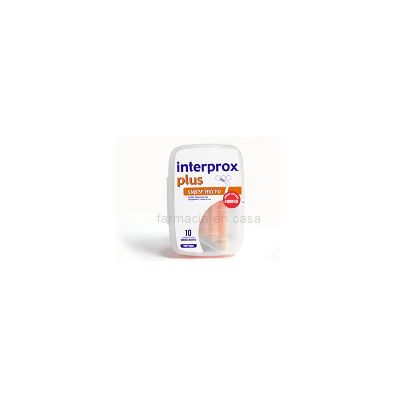 Interprox cepillo interproximal plus super micro 10 unidades